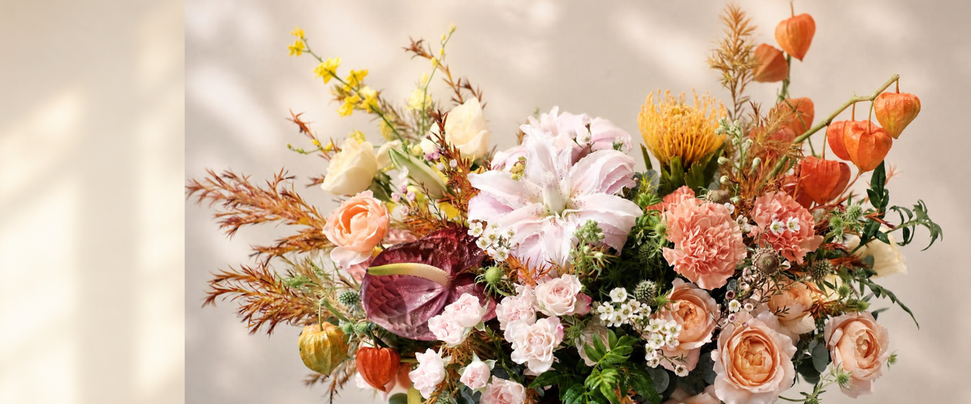 Bó hoa tươi cao cấp WD Florist cho giao hoa tận nơi tại TP.HCM