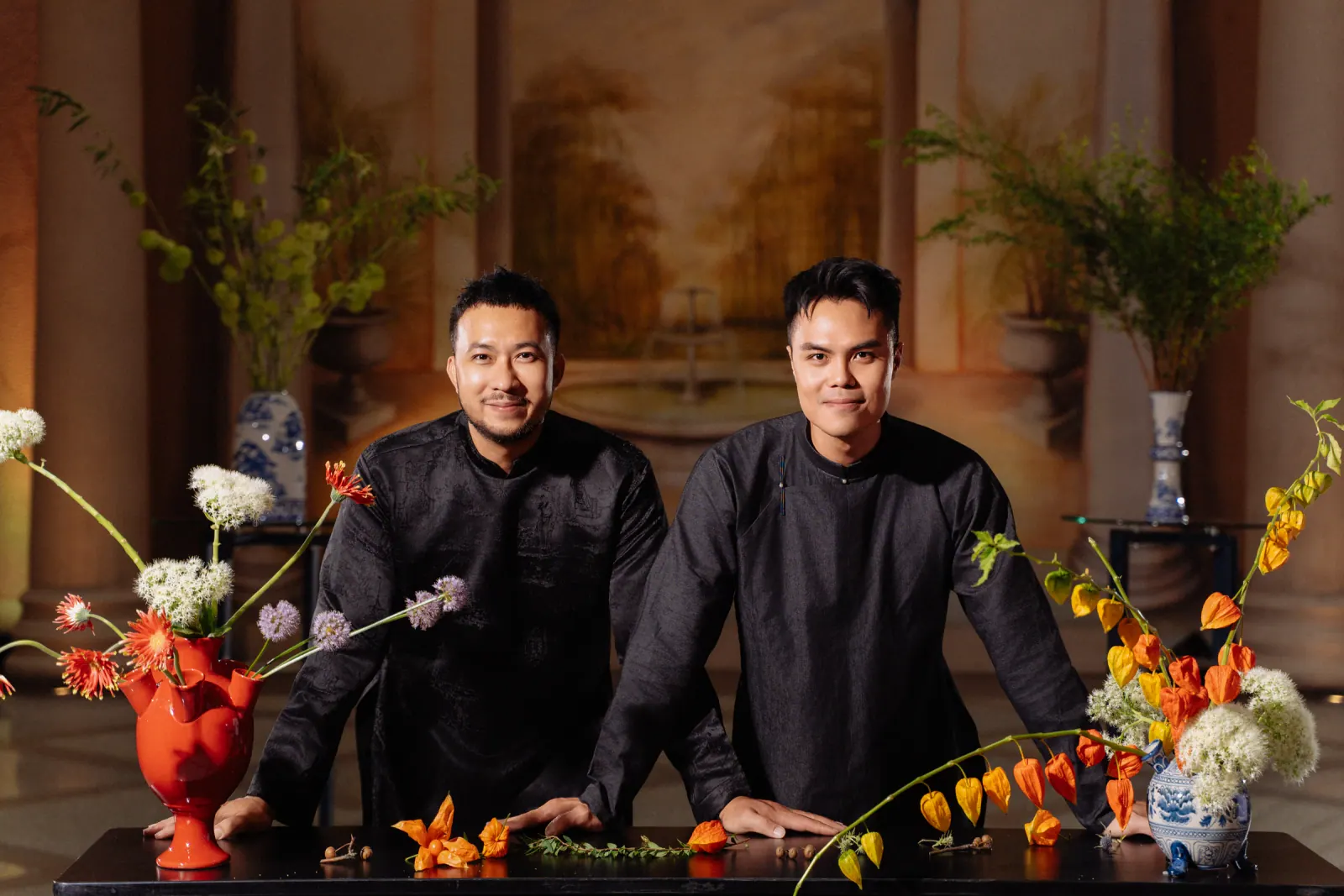 Hai nhà sáng lập WD Florist Vietnam