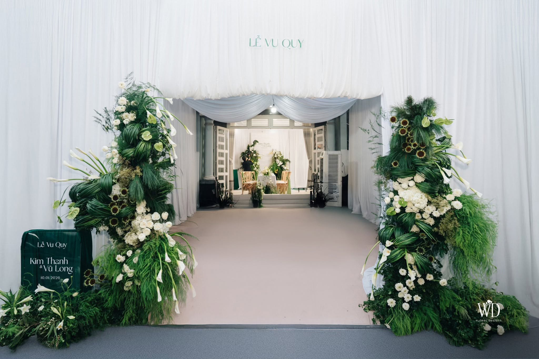 Thiết kế hoa cưới riêng bởi WD Florist Vietnam