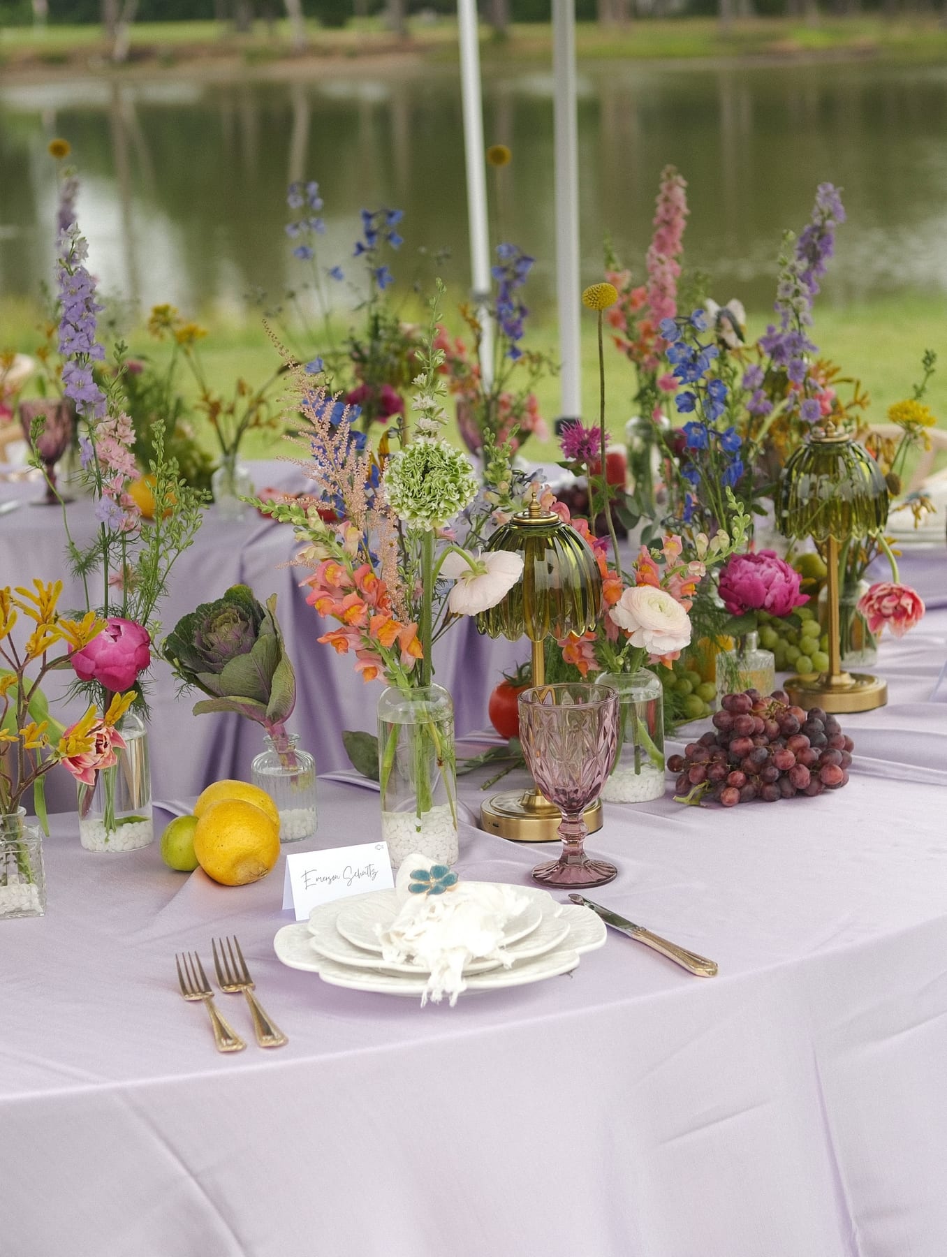 Không gian hoa cưới sang trọng do WD Florist thiết kế
